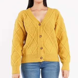 Petrol Basic Jacket for Ladies Regular Fitting Special Fabric Trendy fashion Casual Top Mustard Jacket for Ladies 115929 (Mustard)