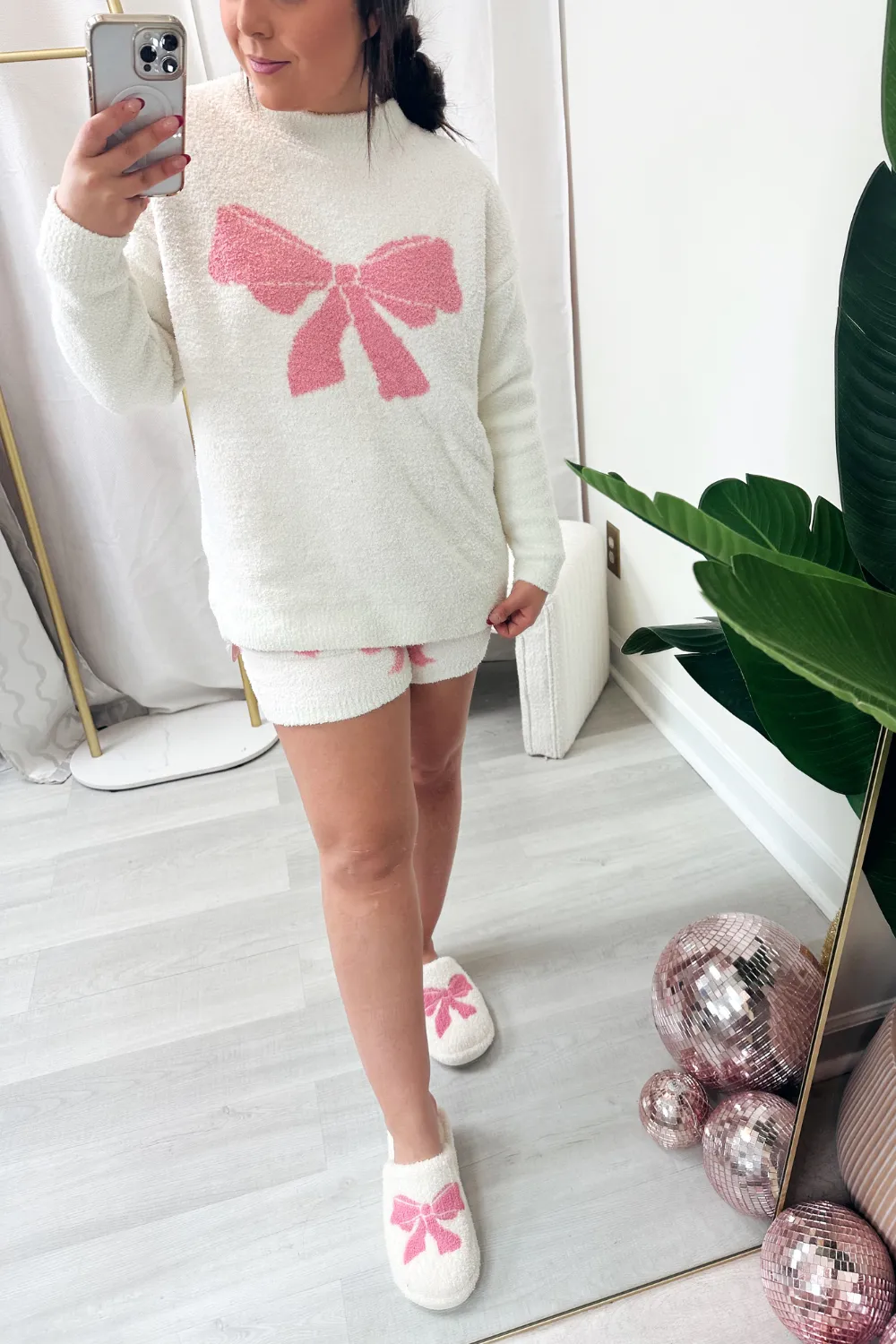 Pink Bow Sweater