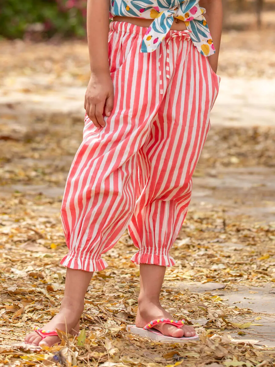 Pink Stripes Comfort Pants