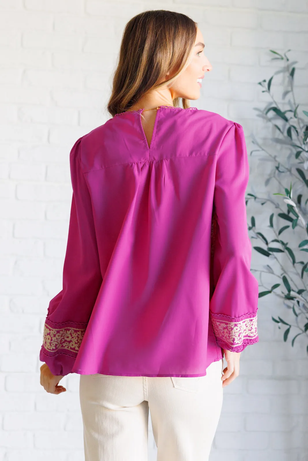 Rodeo Queen Embroidered Blouse (Online Exclusive)