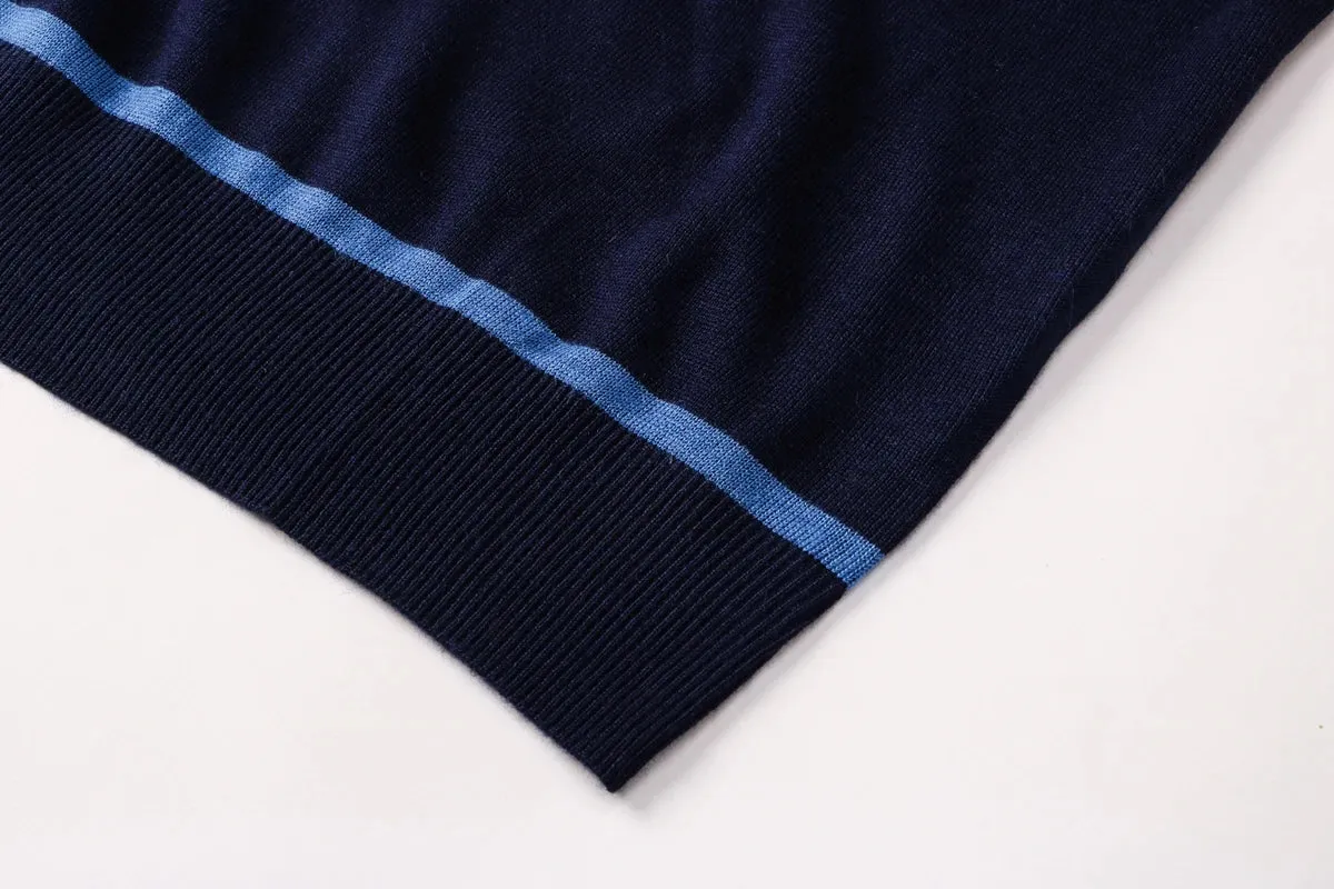Round Neck Fashion Wool Sweater