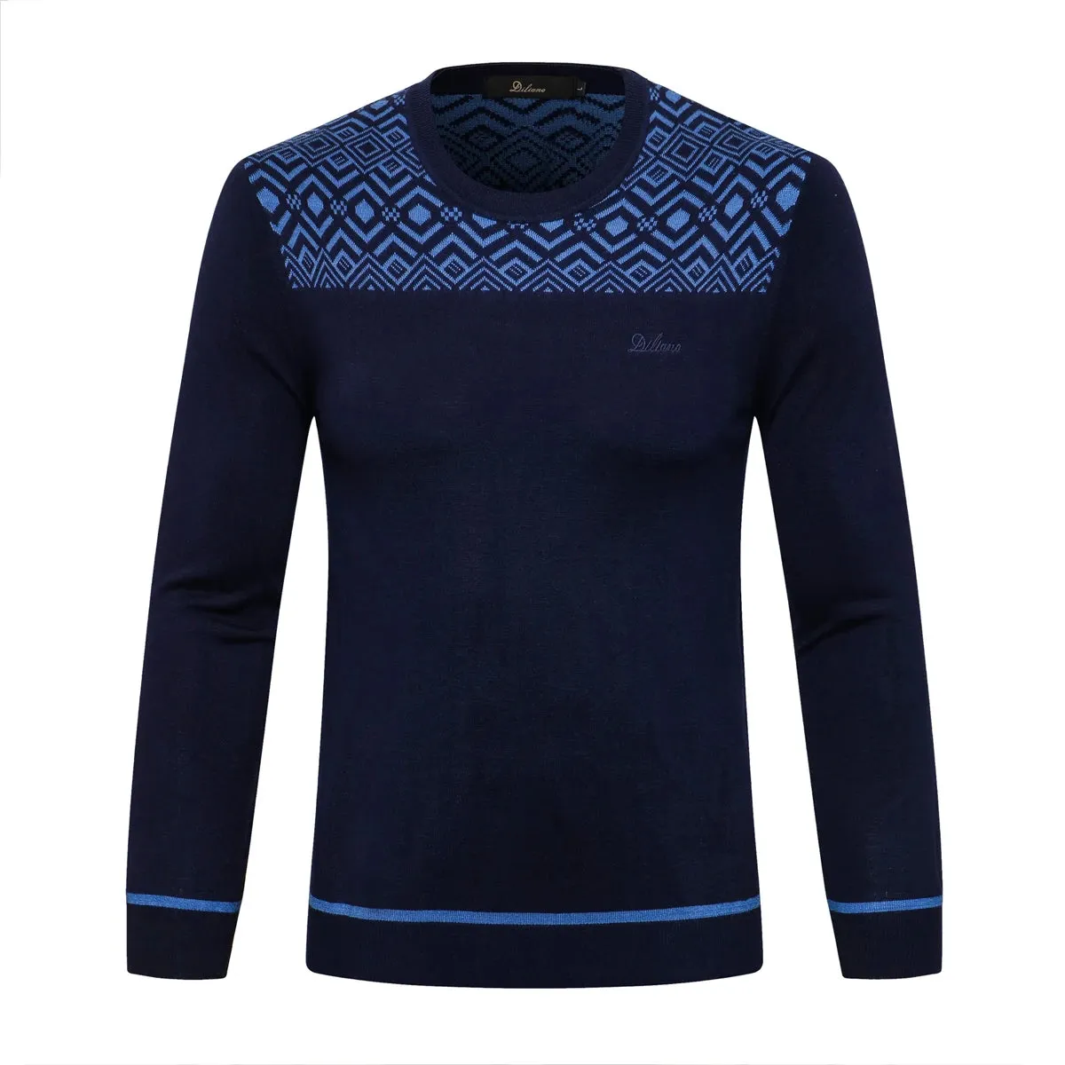 Round Neck Fashion Wool Sweater
