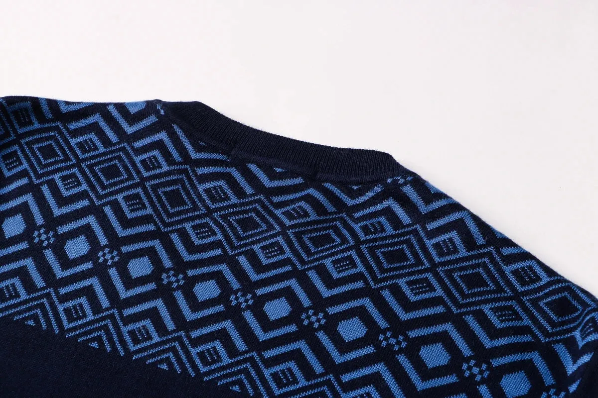 Round Neck Fashion Wool Sweater
