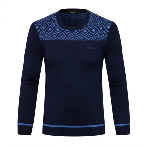 Round Neck Fashion Wool Sweater