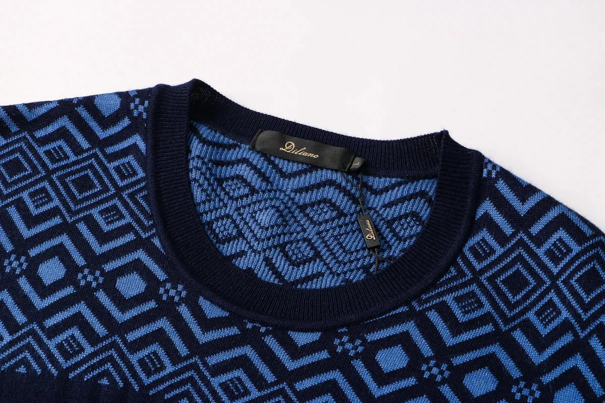 Round Neck Fashion Wool Sweater