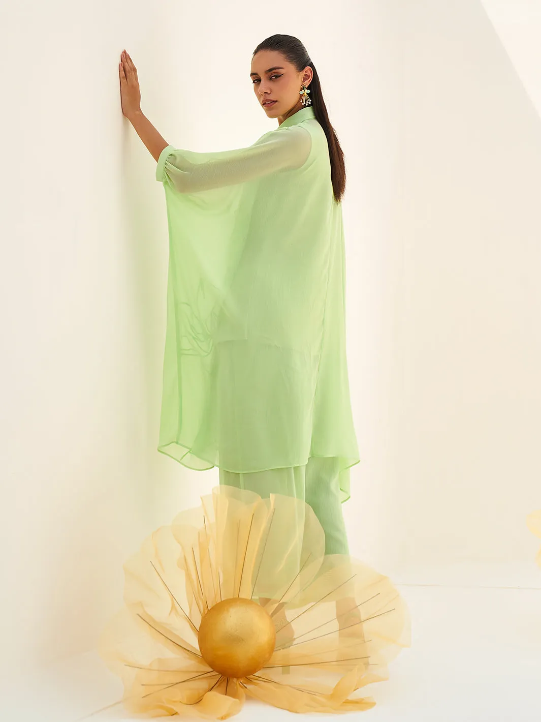 Sage Mirage Kaftan Set