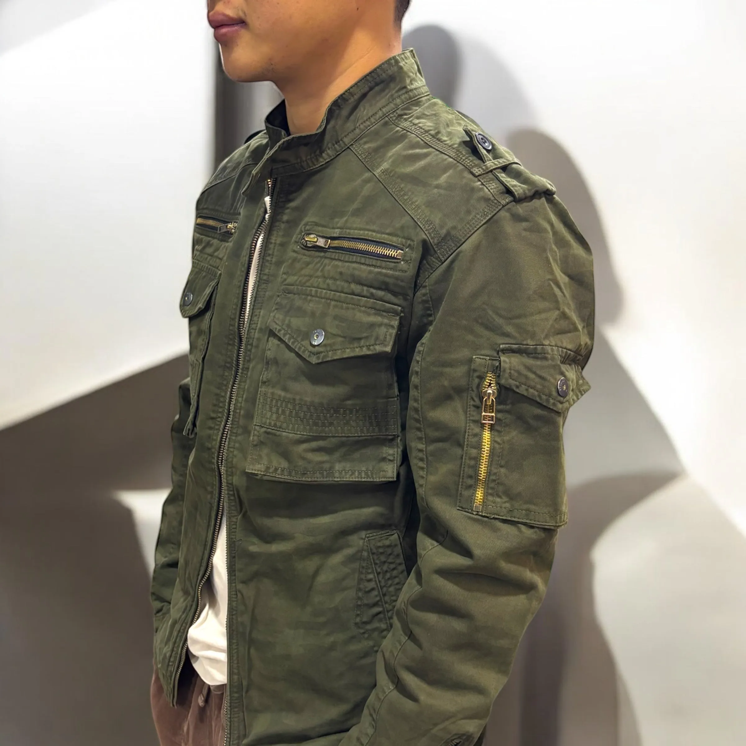 SAINTJONES CAMOUFLAGE JACKET.