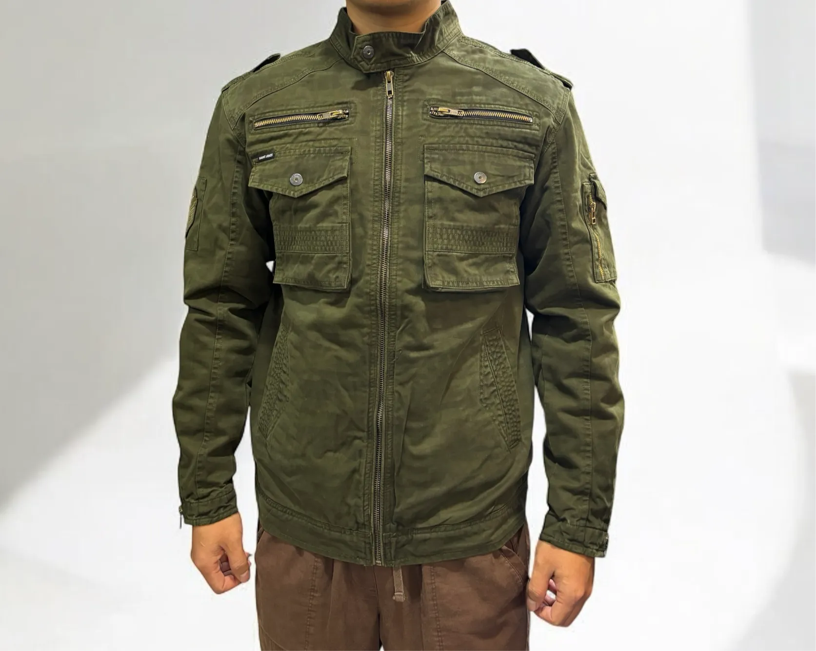 SAINTJONES CAMOUFLAGE JACKET.