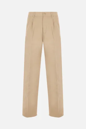 S'il Vous Plait Embroidered Cotton Pants