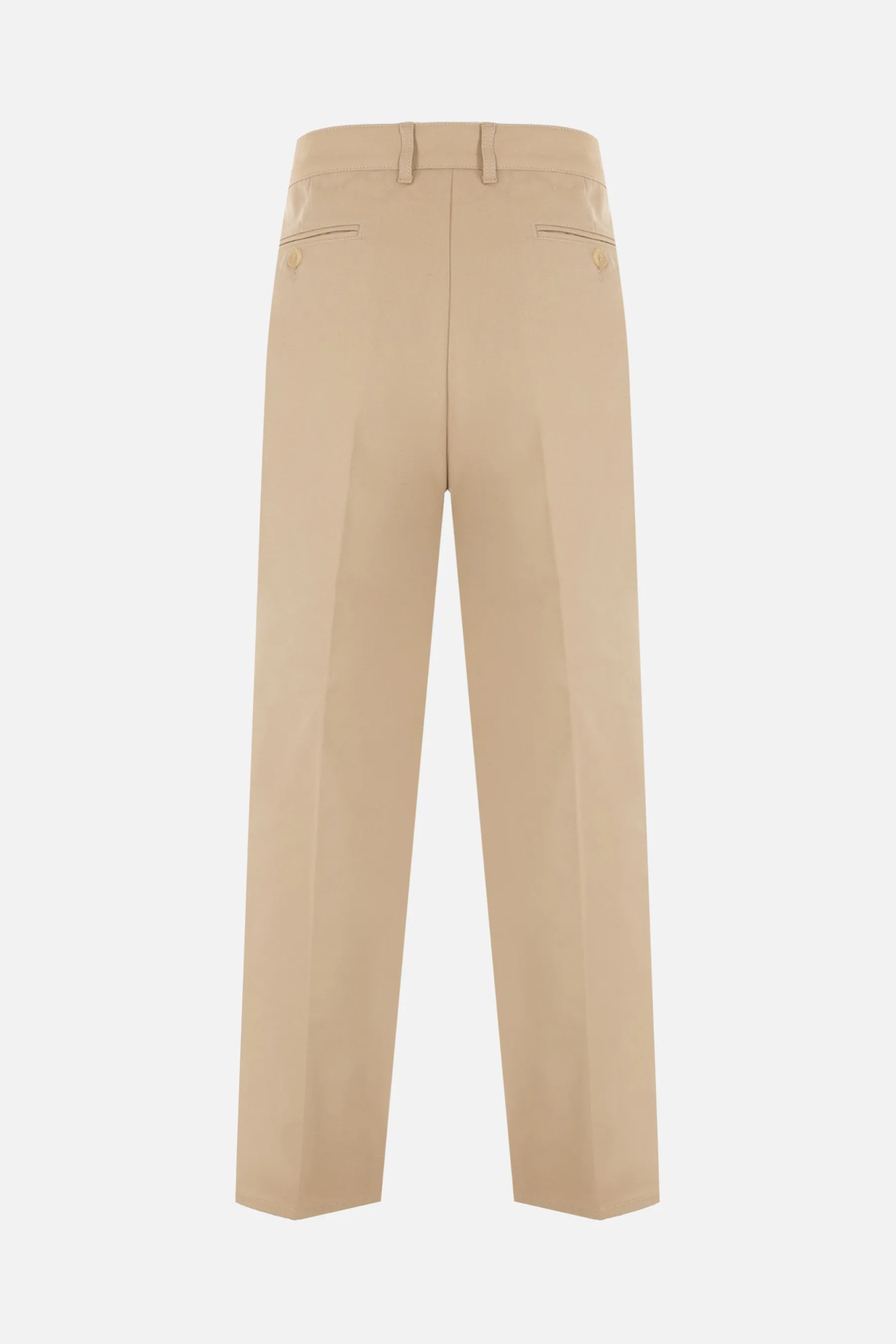 S'il Vous Plait Embroidered Cotton Pants