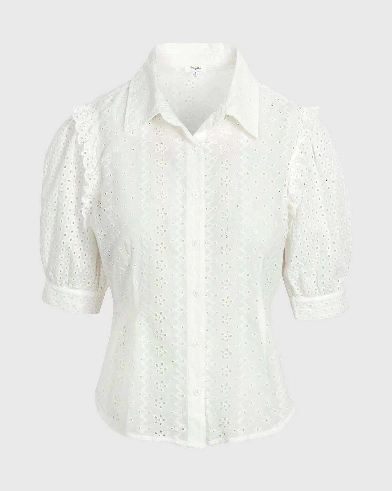 Splendid x Cella Jane Eyelet Button Down