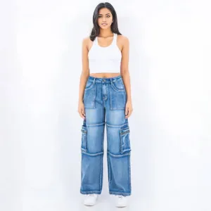 STONEWASH CARGO PANT