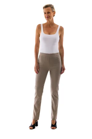 Straight Leg Pull Pants by Cafe Latte - Donkey