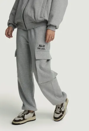 Sweat cargo pants