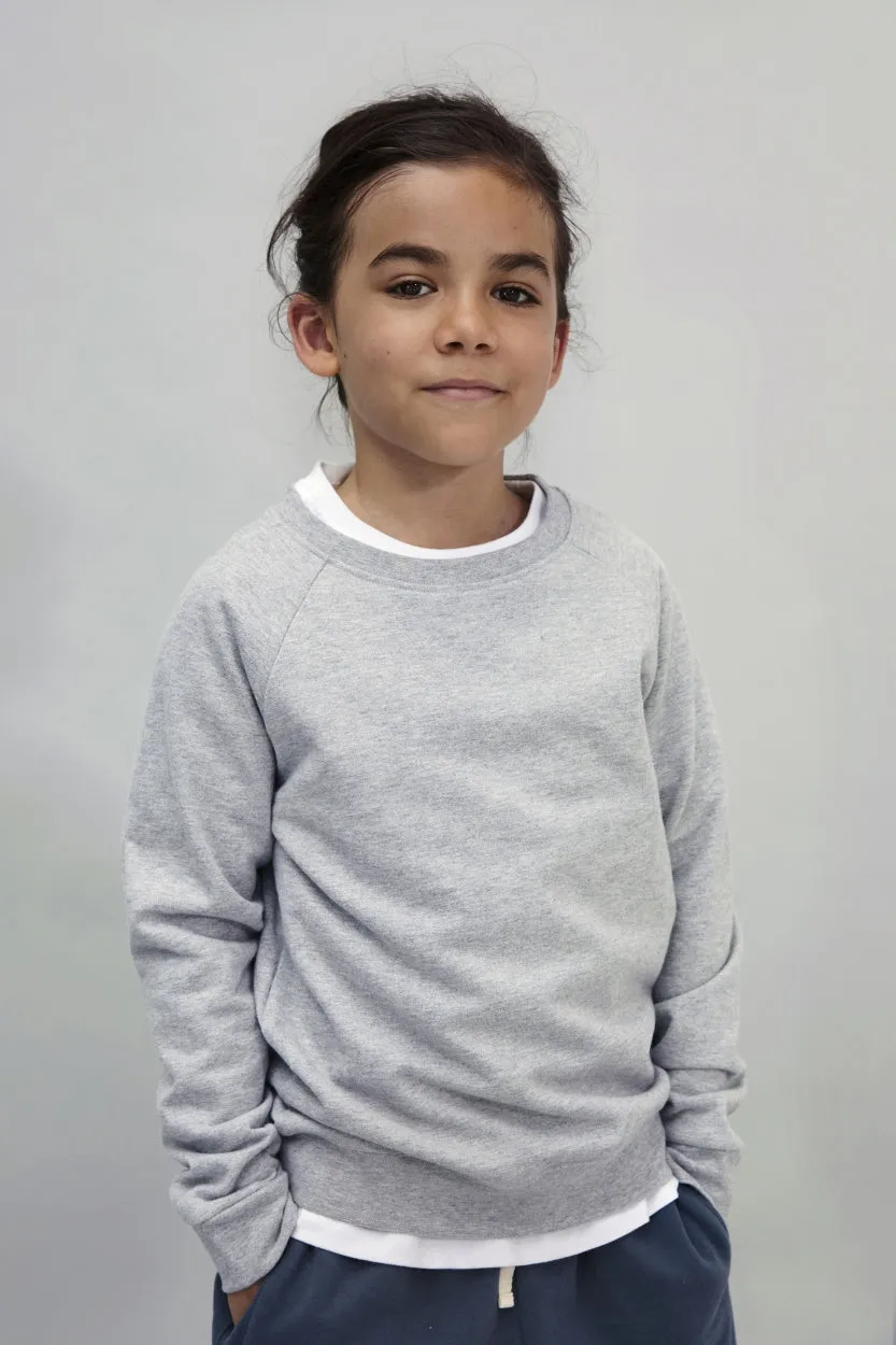 Sweater Crewneck Grey Melange