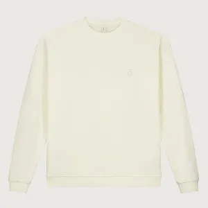 Sweater Dropped Shoulder Cream Adult