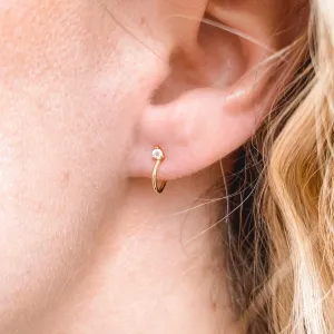 The Kristen Hoop Stud Earrings by Mod   Jo
