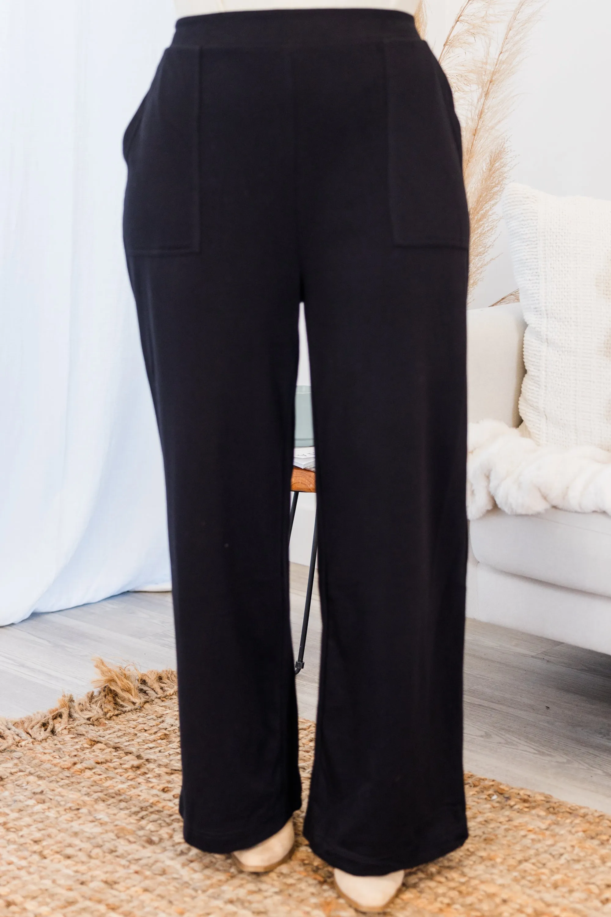Two Steps Ahead Pants, Black