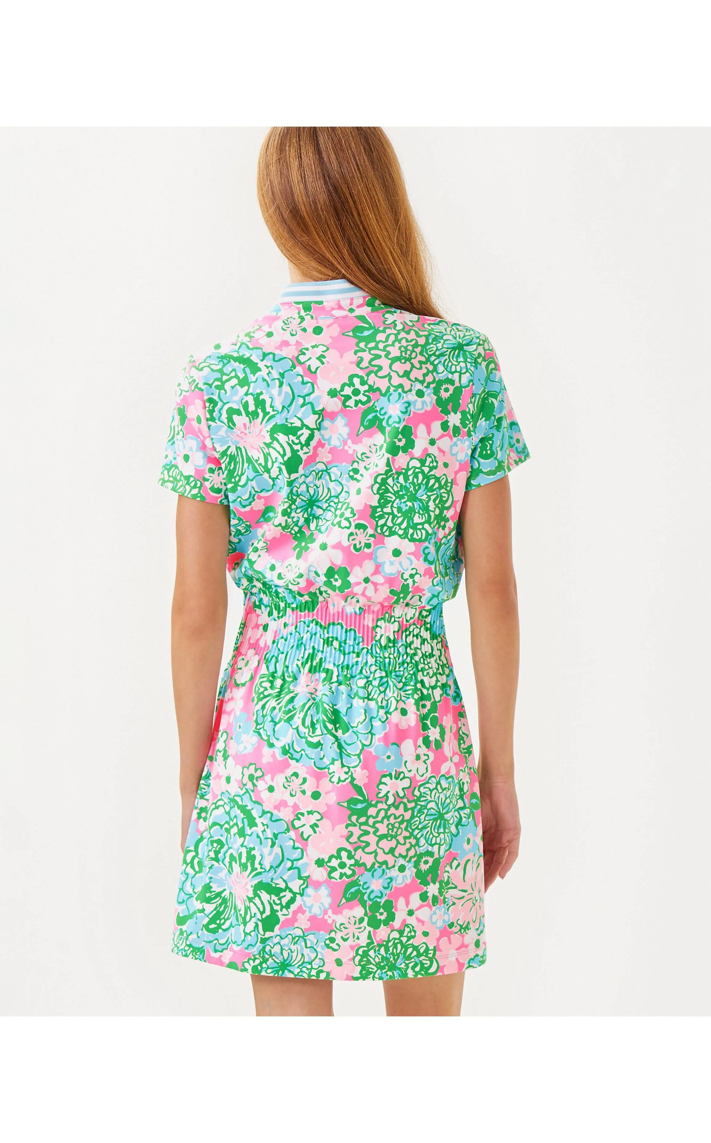 UPF 50  Luxletic Love Active Dress Plumes in Bloom