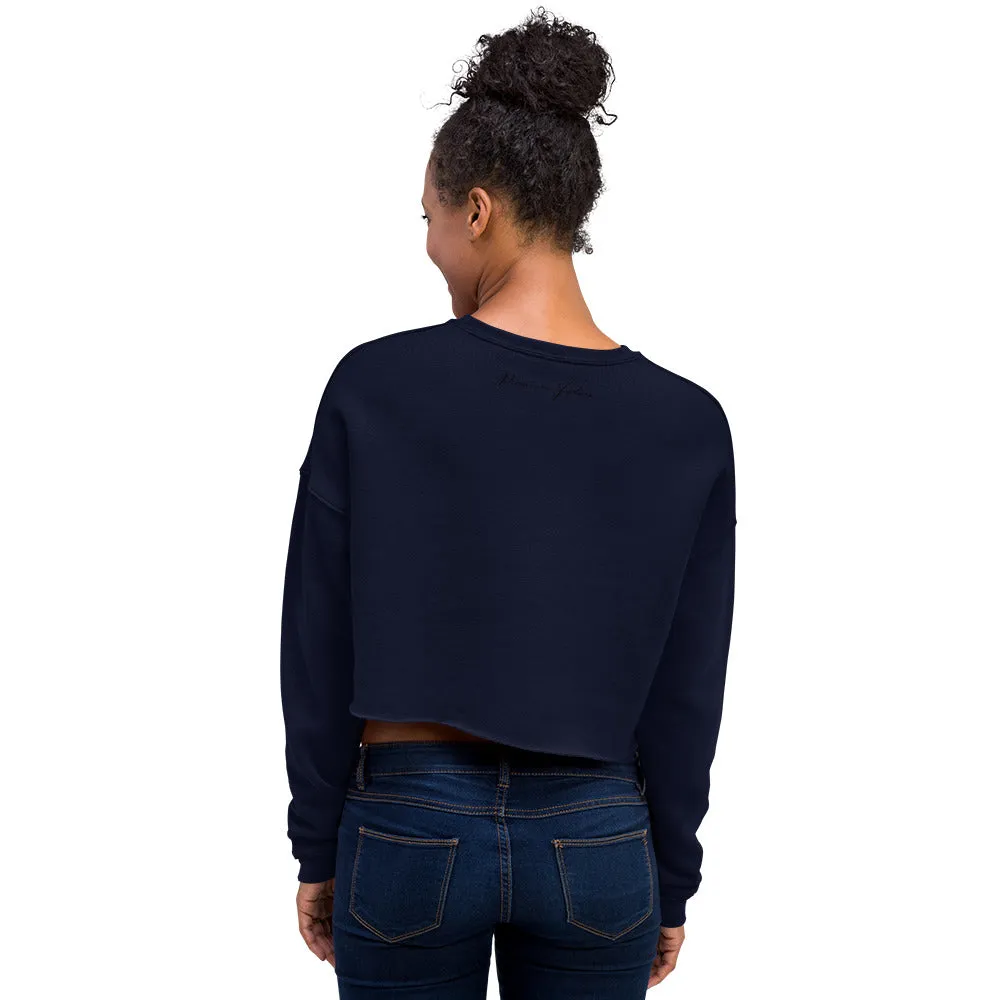 Women's "Hand of God" Fature Crop Sweatshirt