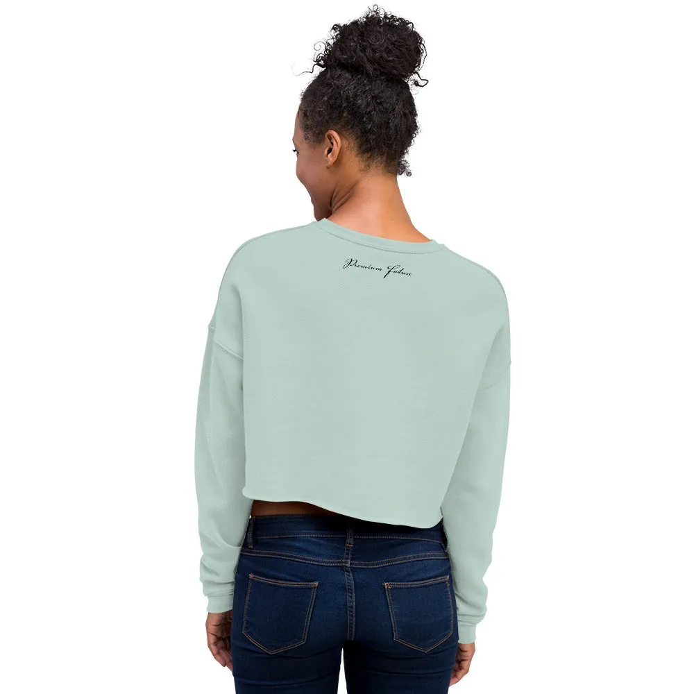 Women's "Hand of God" Fature Crop Sweatshirt