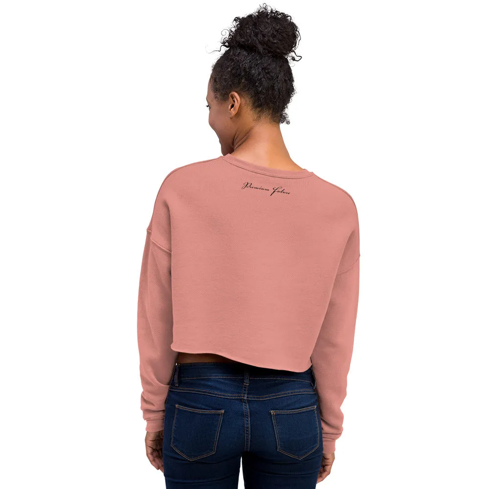 Women's "Hand of God" Fature Crop Sweatshirt